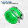 X AUTOHAUX 45mm ID Green Carburetor Adapter Intake Pipe Boot