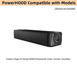 PowerHOOD 15V AC/DC Adapter Compatible with Creative Stage SE Model MF8410 Bluetooth Under-Monitor Soundbar Sound Bar 15VDC DC15V 15volt 15.0 Volts Power Supply Cord Charger Cable PSU Mains