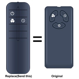 TCNOUMT Replacement HS-1655 Remote Control intended for Honeywell Quietset 16 in. Stand Fan 3-Button