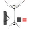 STORAGEIDEAS Umbrella Clothesline Outdoor Heavy Duty, Retractable Rotary Drying Rack