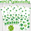 4 Pcs St Patricks Day Tablecloth Green with Assorted Shamrock