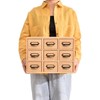 KIRIGEN Wood Drawer Organizer Desktop Storage Cabinet Box Drawers for