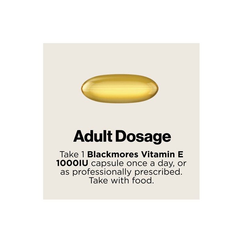 Blackmores Vitamin E 1000IU 30 Capsules