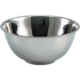 SSW 465128 Bowl Made of Rust-Proof Stainless Steel Easy-Care Polished Interior and Exterior Diameter 28 cm Silver