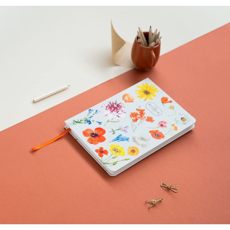 Kokonote Botanical Flowers A5 Notebook - Bullet Journal - Notebooks
