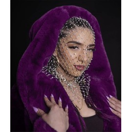 Mesh Rhinestone Headscarfs Headwear Hairbands Turban Kerchiefs Crystal Headbands Head Covers Wraps