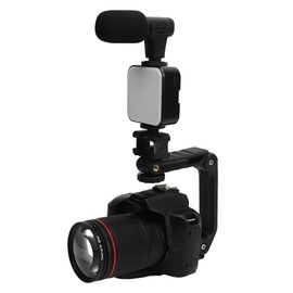 Digital Camera, 4K 64MP Digital Camera with Fill Light & Mic, Wifi 3in Screen 16X Digital Zoom Vlogging Camera, Anti Shake, 120° Wide Angle, Night Vision 62mm Macro Lens for Fast Capture