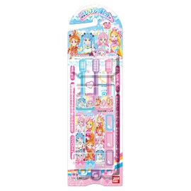 Children's Toothbrushes Set of 3 Hirogaru Sky! Pretty Cure