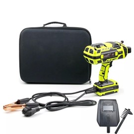 ele ELEOPTION 110V Electric Welder Hand Held Welding Machine Kit 4600W Portable Arc Welder Tools With 10 welding rods Suitable for 2.5 and 3.2mm electrodes