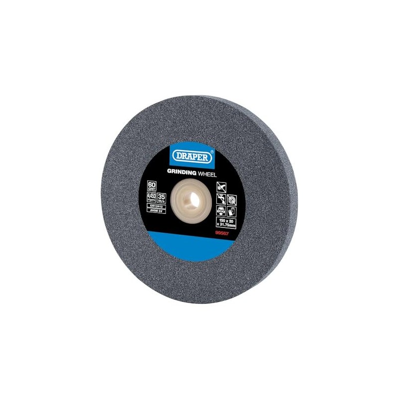 Draper 60g (150mm x 20mm) Aluminium Oxide Sanding Disc 99567