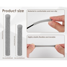 DS. DISTINCTIVE STYLE Eyeglass Cushions for Ears, Comfort Anti Slip Glasses Ear Grip, Well Fitting Eye Glasses Ear Grippers, Soft and Elastic Ear Pads for Glasses