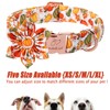 Babole Pet Fall Dog Flower Bow Tie Collar Adjustable Thanksgiving