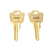 HON 110E File Cabinet Replacement Keys Dark Engraved Vertikee(TM)
