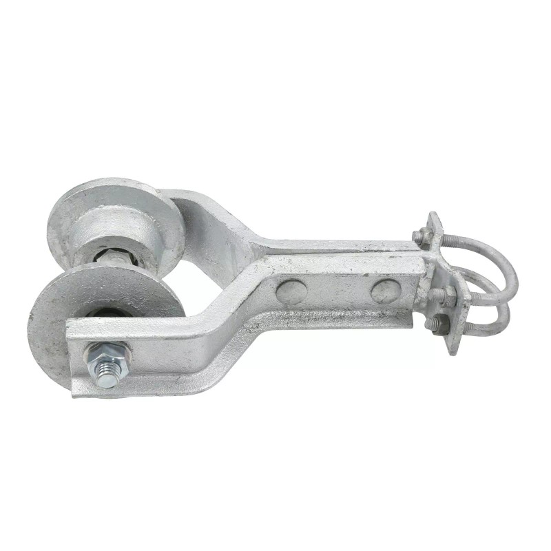 PLUM_FITTINGS Chain Link Single Trolley Assembly for Overhead Slide Gate