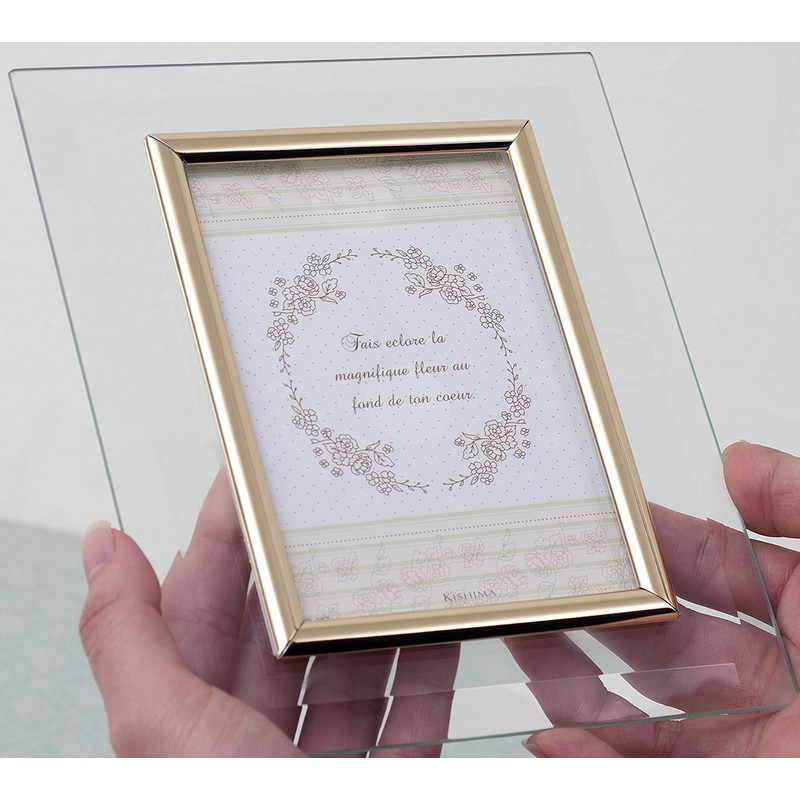 Kishima フォトフレーム KG-8222 ガラスフレーム 2429