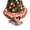 Christmas Cat Tunnel Bed Peekaboo Cat Cave Donut Under Christmas