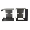 LIBRA Set of Steel Trailer Square Tail Light Mounting Boxes
