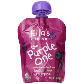 Ella's Kitchen Organic Smoothie Fruits, The Purple One, 3 Ounce Pouches (Pack of 7)