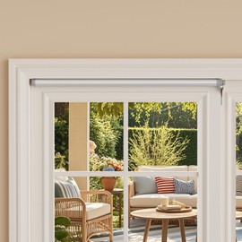 Self Sliding Door Closer, Self Closing Sliding Patio Door Closer, Suitable for 5-8 Feet Automatic Sliding Door, for Used in Patio, Balconies, Kitchens, Bathrooms, etc.