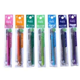 Pilot LFBKRF12EF FriXion Ball Knock Cap Common Lead 0.5mm 7 Colors Set