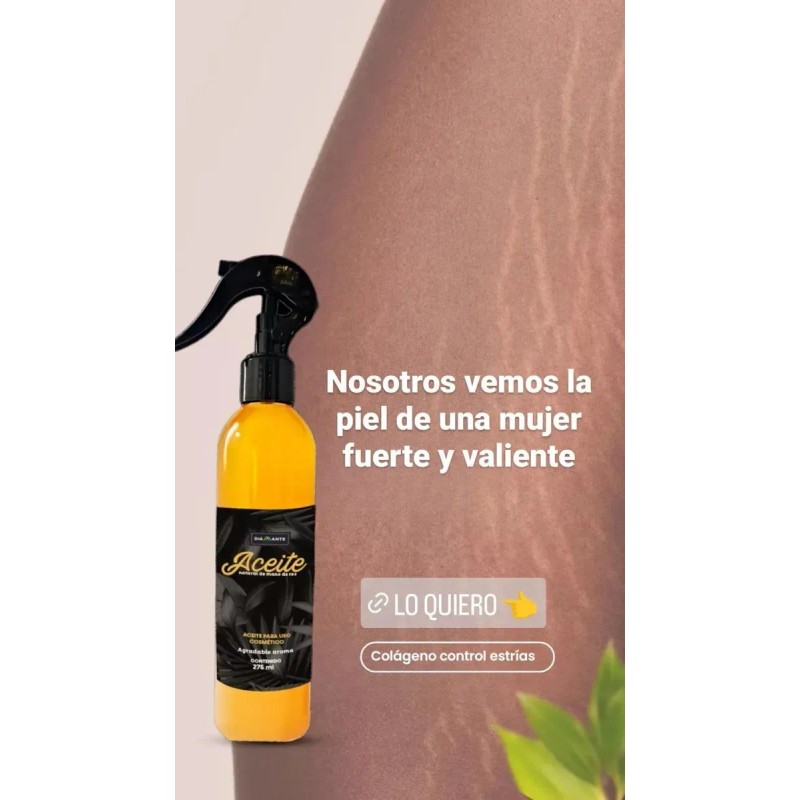 Aceite Puro Colágeno Elastina Reduce Y Evita Estrías Neutra