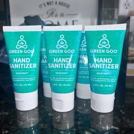 Green Goo 6 Green Goo Hand Sanitizer 2 oz ea Wildcraft Herbal Peppermint Clove Thyme Scent