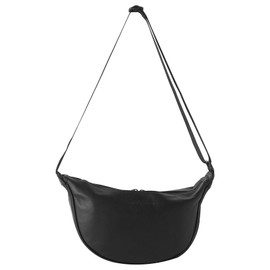 United Arrows Green Label Relaxing GLR Leather Functional Shoulder Bag 32326991593, Black (09).