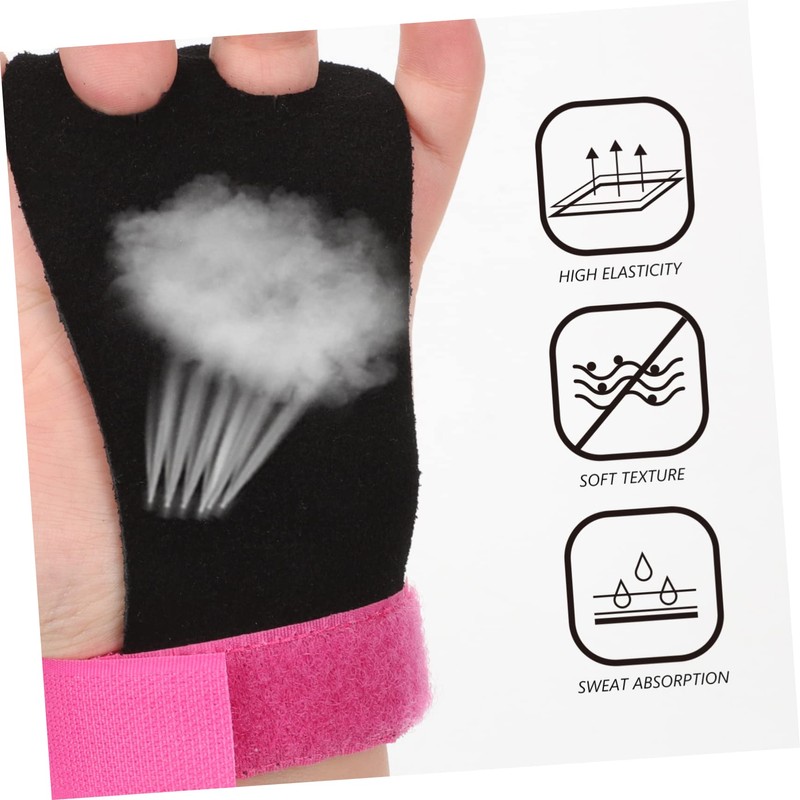 Sosoport Gym Gloves Women Weightlifting Barbell-Lifting Wrist Straps Palm Pads