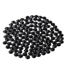 Preciosa Viva Rhinestones - No Hotfix Flatback - Jet - SS20 (5mm) - Choose Your Quantity (72)