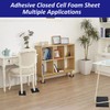 Foam Padding Sheets with Adhesive Backing - 3/4" Thick Self