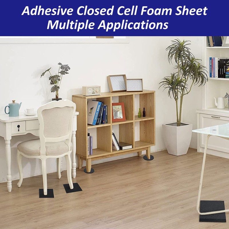 Foam Padding Sheets with Adhesive Backing - 3/4" Thick Self