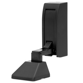 SereneLife 6" Heavy Duty Door Stopper – Commercial Grade Carbon Steel, Hydraulic Soft Close with Anti-Slam Damper, Floor Mount, Wall Protector, Easy Installation for Home & Office – Black