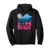 Burnouts or Bows Gender Reveal Design for Car Lovers Pullover