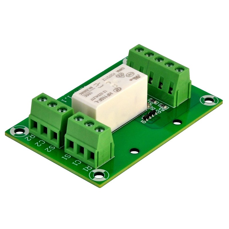 ELECTRONICS-SALON Bistable/Latching DPDT 8 Amp Power Relay Module, DC12V Coil,