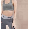 Unisex Running Belt Bag Sports Waist Pouch Hip Bag Black L