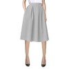 Urban CoCo Women's Flared A line Skirt Pleated Midi Skirt