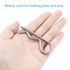 Seimneire 5 Pcs Stainless Steel M4 x 75 Heavy Duty
