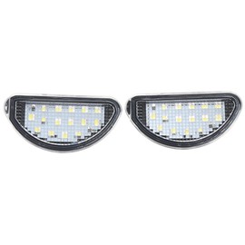 DHCN 2pcs LED Car Licence Number Plate Light Lamp for T/oyota A/ygo M-K I 2005-2014 A-B10 Car Accessories