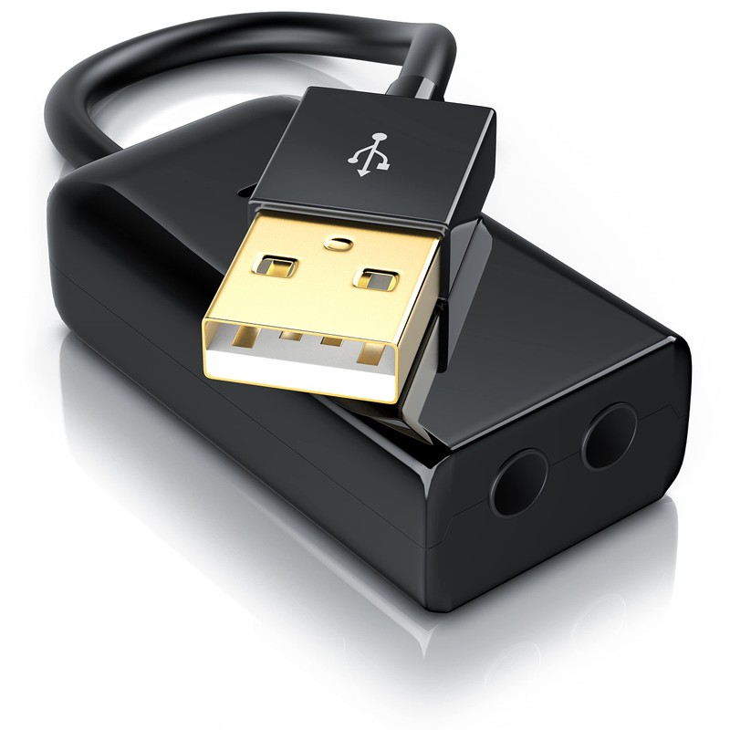 CSL - USB External Sound Card, USB to Jack 3.5