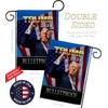 Ornament Collection Bulletproof Trump Flag Eagle Pole Kit Garden Wall