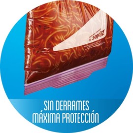 Ziploc Bolsas Reutilizables, Guardar Grandes, Pestañas Abre-Fácil, 10 Bolsas