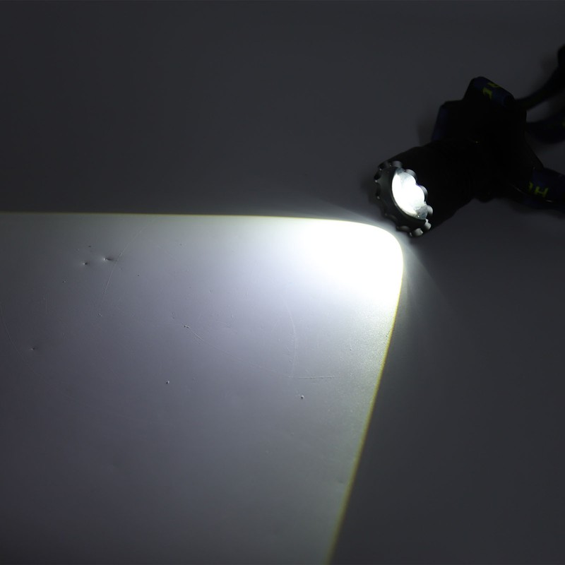 USB Headlamp 3000lm Waterproof 90 Degree Adjustable Hands Free Rechargeable