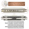 East top Diatonic Blues Harmonica Bb Key T008L 10 Hole