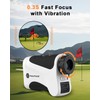PEAKPULSE Golf Range Finder,1700 Yards Golf Rangefinder with Slope Compensation