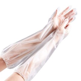 손목 긴 위생장갑 밴드형 60cm 10매 60cm Band-type Long Wrist Hygiene Gloves 10 Pairs