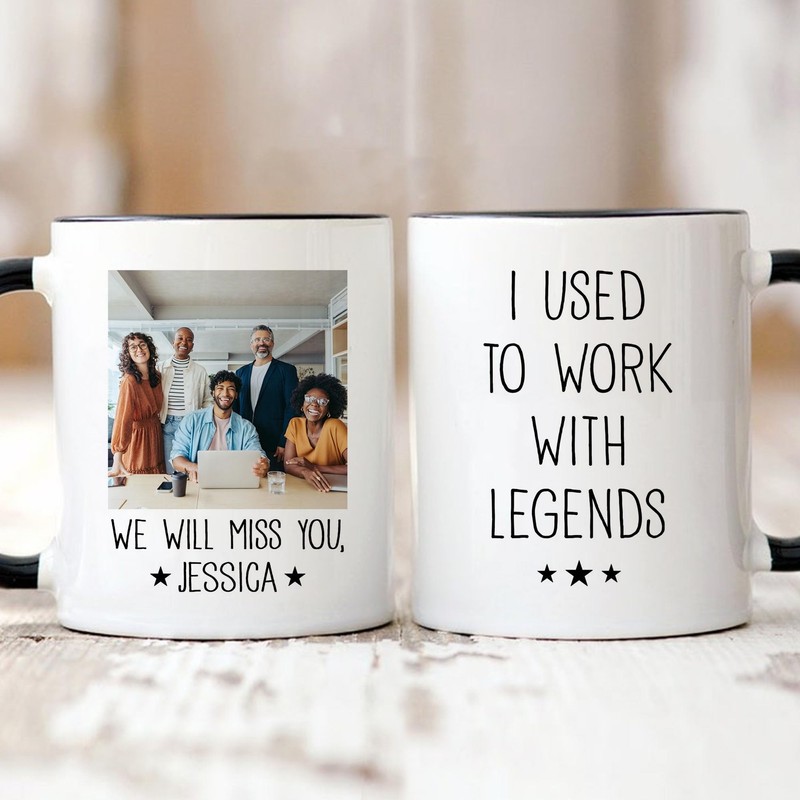 Custom Coworker Retirement Mug – I Used to Work with