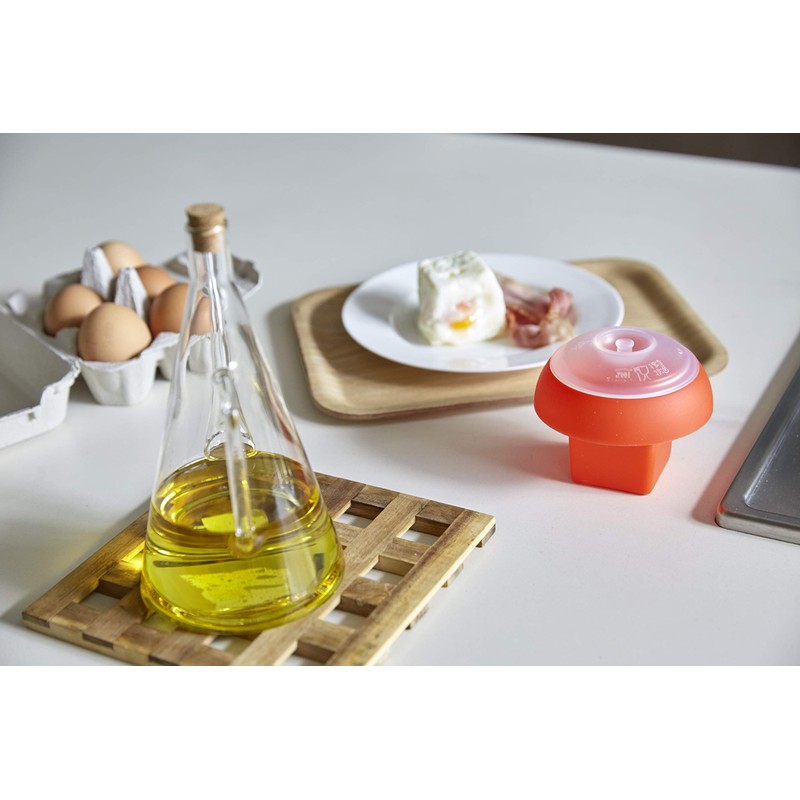 Lékué 100 ml Square Ovo, Red