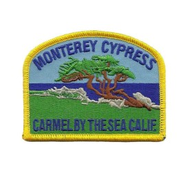 Souvenir Kingdom California Patch – Monterey Cypress Tree – Carmel California Souvenir Travel CA