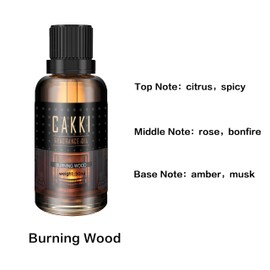 Essential Oils for Diffusers for Home, Scent-Burning Wood, Single Large Size 50ml, Cakki Fragrance Oils, for Candle Making, for Soap Making, Diffuser Oil Scents