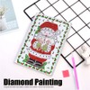 DIY Christmas Santa Claus Pattern Diamond Painting Notebook Kits Decoration